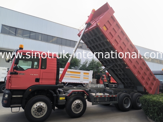 8 × 4 Lhd 12 Wielen Sinotruk Tipper 400 pk Euro 2