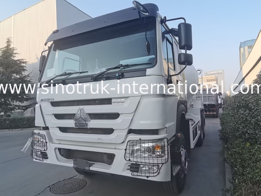 Sinotruk Howo Betonmixer Truck 380HP 6-10CBM 6 X 4 Euro 2 Menginstallatie RHD