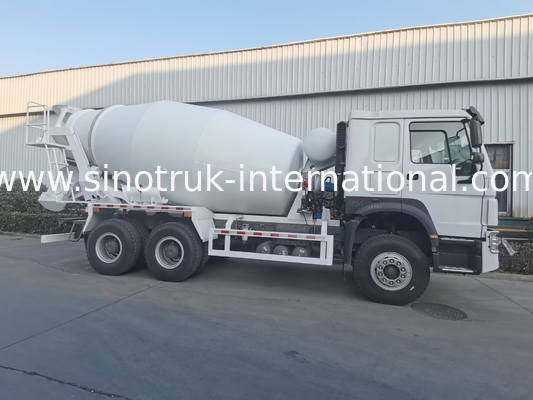 Sinotruk Howo Betonmixer Truck 380HP 6-10CBM 6 X 4 Euro 2 Menginstallatie RHD