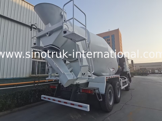 Sinotruk Howo Betonmixer Truck 380HP 6-10CBM 6 X 4 Euro 2 Menginstallatie RHD