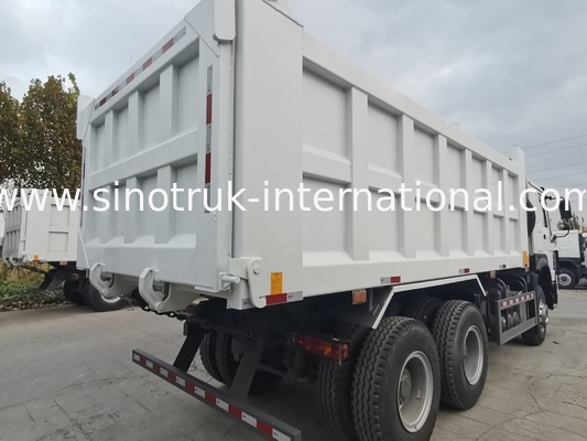 SINOTRUK HOWO 400 pk Tipper Dump Truck Voor de bouw A7 Militaire bumper waarschuwingslicht
