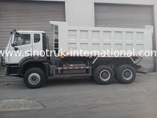 SINOTRUK HOWO 400 pk Tipper Dump Truck Voor de bouw N7 Militaire bumper waarschuwingslicht