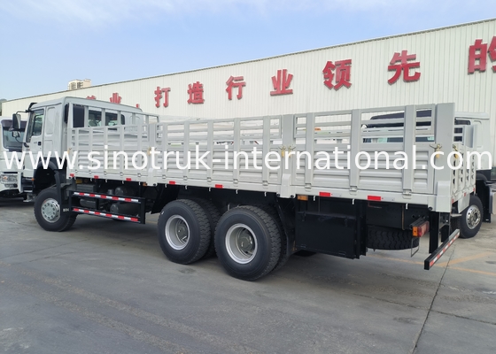Sinotruk Howo Brand New Cargo Truck 6 × 6 All Wheel Drive Lhd 10 Wheels Long Cargo Box