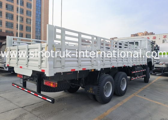 Sinotruk Howo Brand New Cargo Truck 6 × 6 All Wheel Drive Lhd 10 Wheels Long Cargo Box