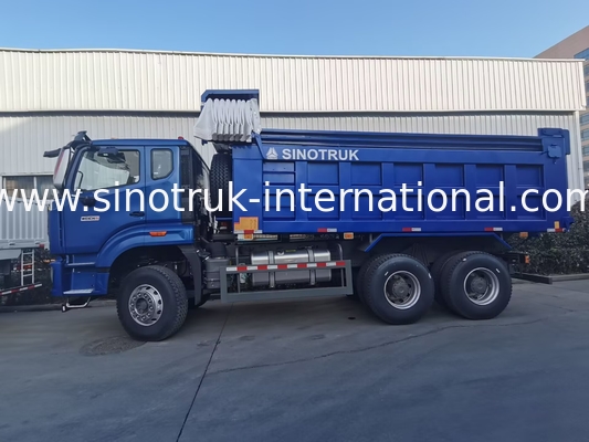 SINOTRUK HOHAN NEW HOWO 30 - 40 ton RHD 10 wielen Tarpaulin voor de bouw Blauw Hoog efficiënt opheffen en lossen