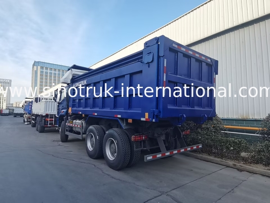 SINOTRUK HOHAN NEW HOWO 30 - 40 ton RHD 10 wielen Tarpaulin voor de bouw Blauw Hoog efficiënt opheffen en lossen