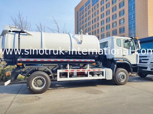 HOWO 300HP 10CBM 4x2 rioolzuigtruck: zware kracht, nauwkeurig schoonmaken en ongeëvenaarde efficiëntie