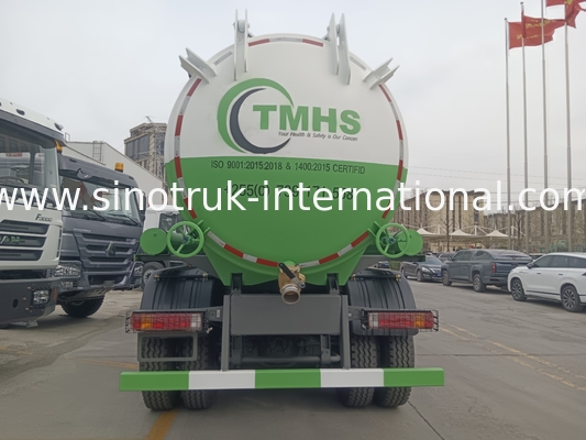 Vacuümpomp Afvoerzuigtruck Septic Tank Reiniging Truck 20CBM LHD 380HP