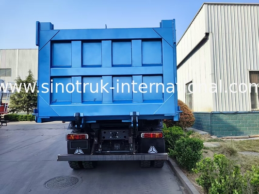 Boeiende blauwe HOWO 8×4 380HP 26.91CBM dumptruck waar de kracht de precisie in elke lading ontmoet!