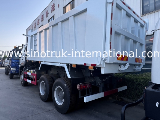 SINOTRUK HOHAN HOWO 380HP LHD Tipper Dump Truck 6X4 Patroonvormige Cargo Box