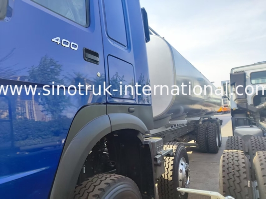 Heavy-Duty HOWO 8*4 400HP LHD Fuel Truck 40CBM Double Tank System voor langeafstandsbrandstofdistributie