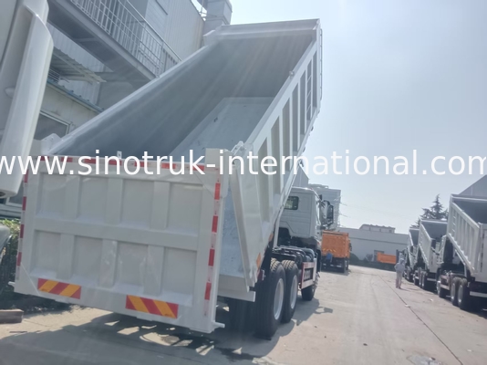 Zwaar werkpaard 371 Huiskracht rechtsrijden Hohan Dump Truck 20CBM