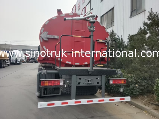 HOWO SINOTRUK Water Tank Truck 380HP Met Hoog Druk Spoelfunctie 6×4