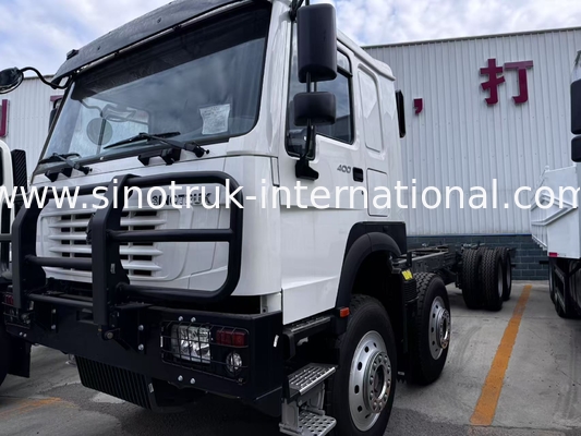 Sinotruk HOWO 8X4 Vrachtwagen 400pk 12 Wielen Ghost Face Cabine