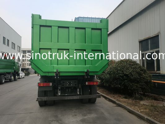 SINOTRUK HOWO 400HP 8X4 Tipper Dump Truck Constructie Oude Front Face Ghost Face cabine Militaire Bumper U Type Container