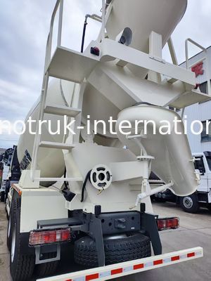 White HOWO 8*4 Concrete Mixer: 371 Horsepower & Super-Large Loading Capacity