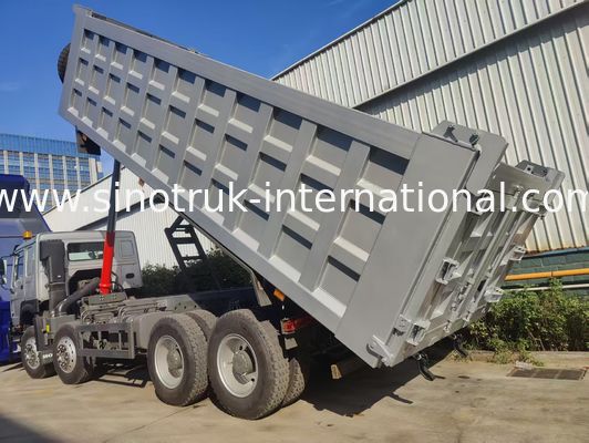 SINOTRUK HOWO 8×4 Dump Truck 400HP + 7800mm Rear Double Door Cargo Box