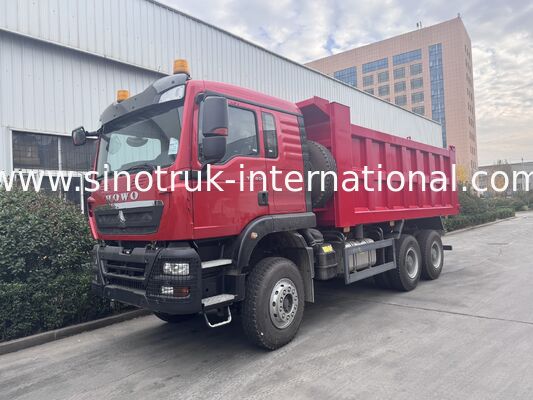 SINOTRUK HOWO TX Model 400HP LHD Kipper Dump Truck 6X4 met waarschuwingslichten