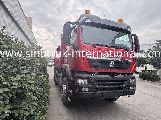 SINOTRUK HOWO TX Model 400HP LHD Kipper Dump Truck 6X4 met waarschuwingslichten