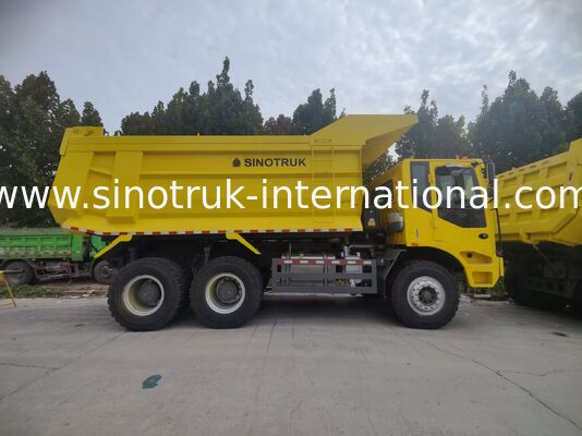 Sinotruk-mijnbouwdumper met 430 pk motor, 6x4 aandrijfmodel en laadbak met bodemdikte van 16 mm