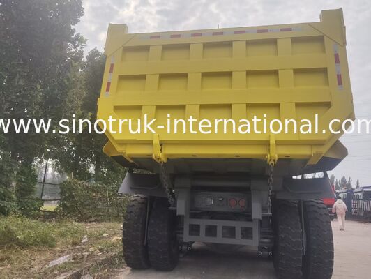 Sinotruk-mijnbouwdumper met 430 pk motor, 6x4 aandrijfmodel en laadbak met bodemdikte van 16 mm