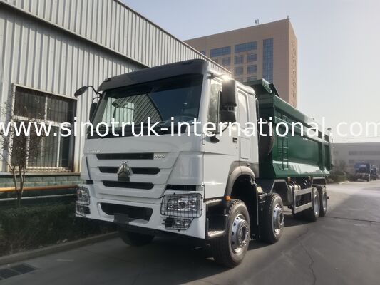 Sinotruk HOWO-dumptruck met 400 pk motor LHD 8X4 aandrijflijn en 31 ton laadvermogen