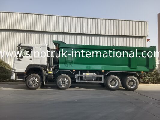 Sinotruk HOWO-dumptruck met 400 pk motor LHD 8X4 aandrijflijn en 31 ton laadvermogen