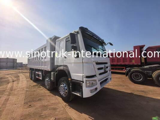 Tipper Dump Truck Zware vrachtvervoerder met een laadvermogen van 40-50 ton, 375 pk dieselmotor en 7300 mm vrachtdooslengte