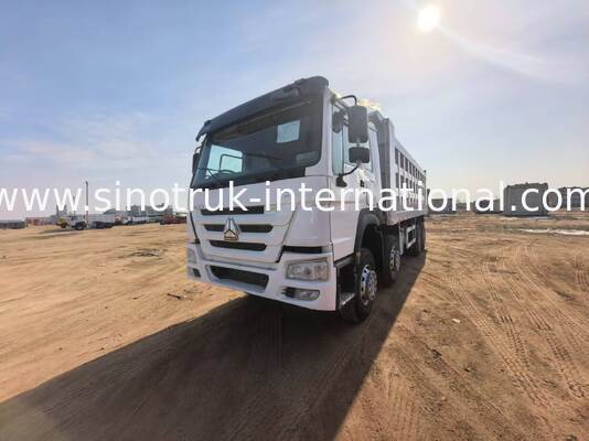 Tipper Dump Truck Zware vrachtvervoerder met een laadvermogen van 40-50 ton, 375 pk dieselmotor en 7300 mm vrachtdooslengte