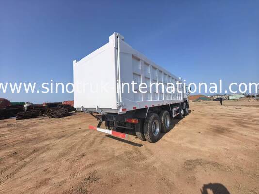 Tipper Dump Truck Zware vrachtvervoerder met een laadvermogen van 40-50 ton, 375 pk dieselmotor en 7300 mm vrachtdooslengte