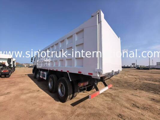 Tipper Dump Truck Zware vrachtvervoerder met een laadvermogen van 40-50 ton, 375 pk dieselmotor en 7300 mm vrachtdooslengte