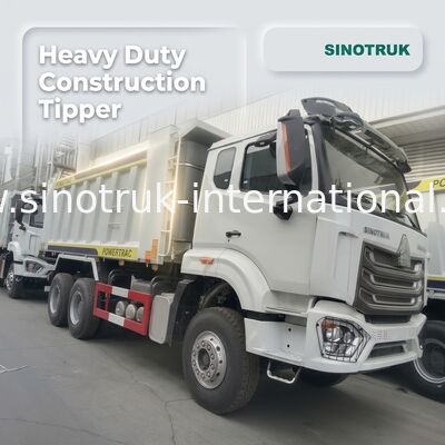 30-40 ton RHD 10 wielen dumptruck SINOTRUK Haohan voor de bouw Wit