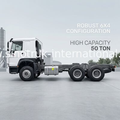 SINOTRUK HOWO Dropside Cargo Nutzfahrzeuge Truck Chassis LHD 6X4 400 pk