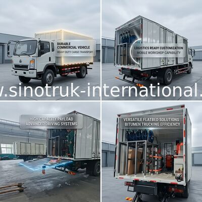 De Ladingsvrachtwagen 10Wheels 400Hp 6 × 4 RHD van Sinotrukhowo voor Logistiek wordt aangepast die