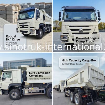 SITRAK 10-wielige kipper dumper met Euro 3 emissie en 430 PK motor