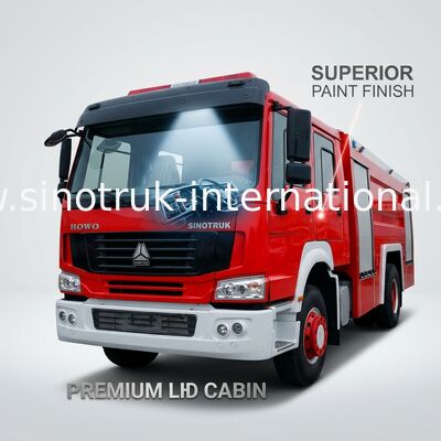 de Brandbestrijdingsvrachtwagen van 15CBM LHD 290HP, De Vrachtwagen van de de Tankerbrand van SINOTRUK HOWO