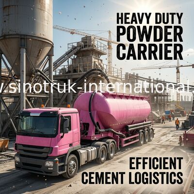 Bulk het Cementvrachtwagen 371HP 8X4 RHD 36-45CBM ZZ1317N4667W van SINOTRUK HOWO
