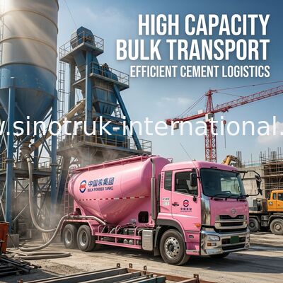 Hoog rendement 12 de Bulk-carriervrachtwagen van het Wielen8×4 Cement met Grote Capaciteit