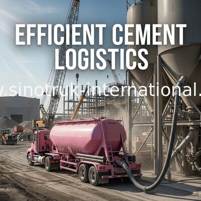 12 Vrachtwagen van het wielen de Bulkcement, de Vrachtwagens van het het Cementvervoer van LHD 36-45CBM