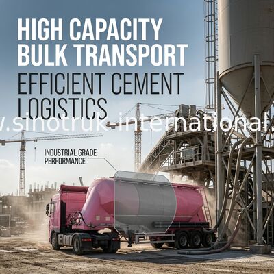 Bulk het Cementvrachtwagen 371HP 10 Wielen LHD 30CBM ZZ1257S4641W van SINOTRUK HOWO