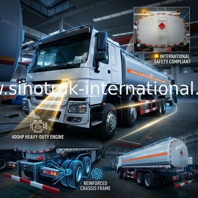 De Tankwagen 8X4 LHD Euro2 400HP 31000KG van de hoog rendementolie