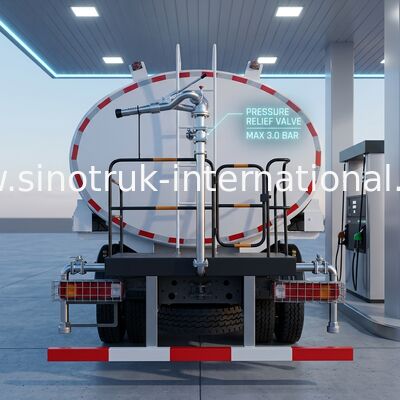Van de de Olietankwagen van LHD 6×4 10wheels HOWO de Hoge Paardekracht 400HP