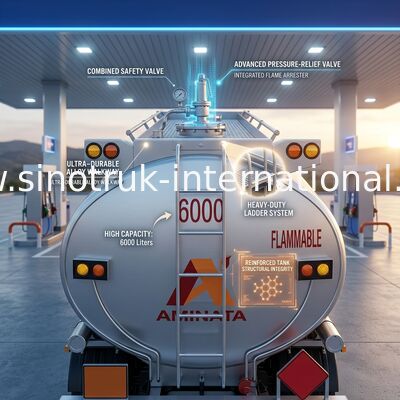 HOWO 6×4 10 de Tankwagen 400HP 20CBM van de wielenolie