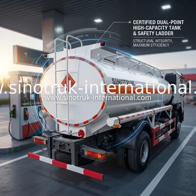 De Olietankwagen 4 X 2 Lhd Euro 2 290 PK van Sinotrukhowo 10-20CBM