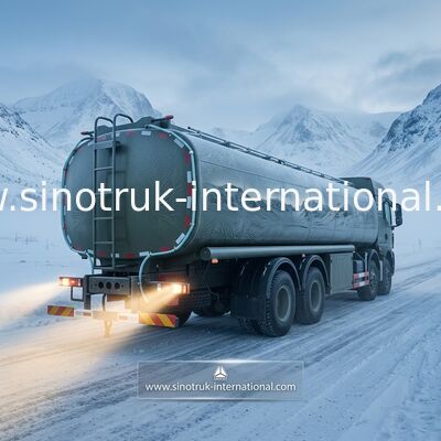 De stabiele Vrachtwagen SINOTRUK HOWO van de Brandstoftanker 30 - 40 Ton voor Olievervoer 8X4 RHD