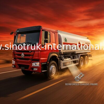 SINOTRUK olietankwagen 8-12CBM voor olievervoer 4X2 LHD Euro3 190HP