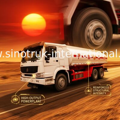 Stookolietankwagen 20 Ton, 6X4 Mobiele de Brandstofvrachtwagens van LHD Euro2 290HP