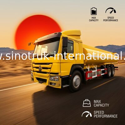 Van het de Tankwagen6x4 RHD Euro2 290HP Gas van de hoog rendement16-20cbm Olie de Tankervrachtwagen