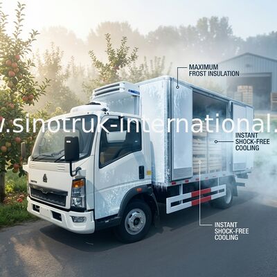 Hoge Isolatie Gekoelde Vrachtwagen met Polymer Composites Van Board