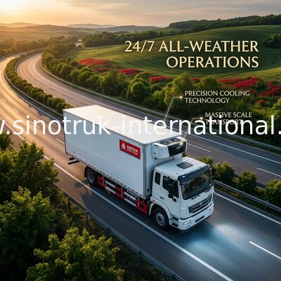 Professionele Gekoelde Vrachtwagen 16 Ton 20 van SINOTRUK HOHAN - 25CBM-Euro 2 266HP 4X2
